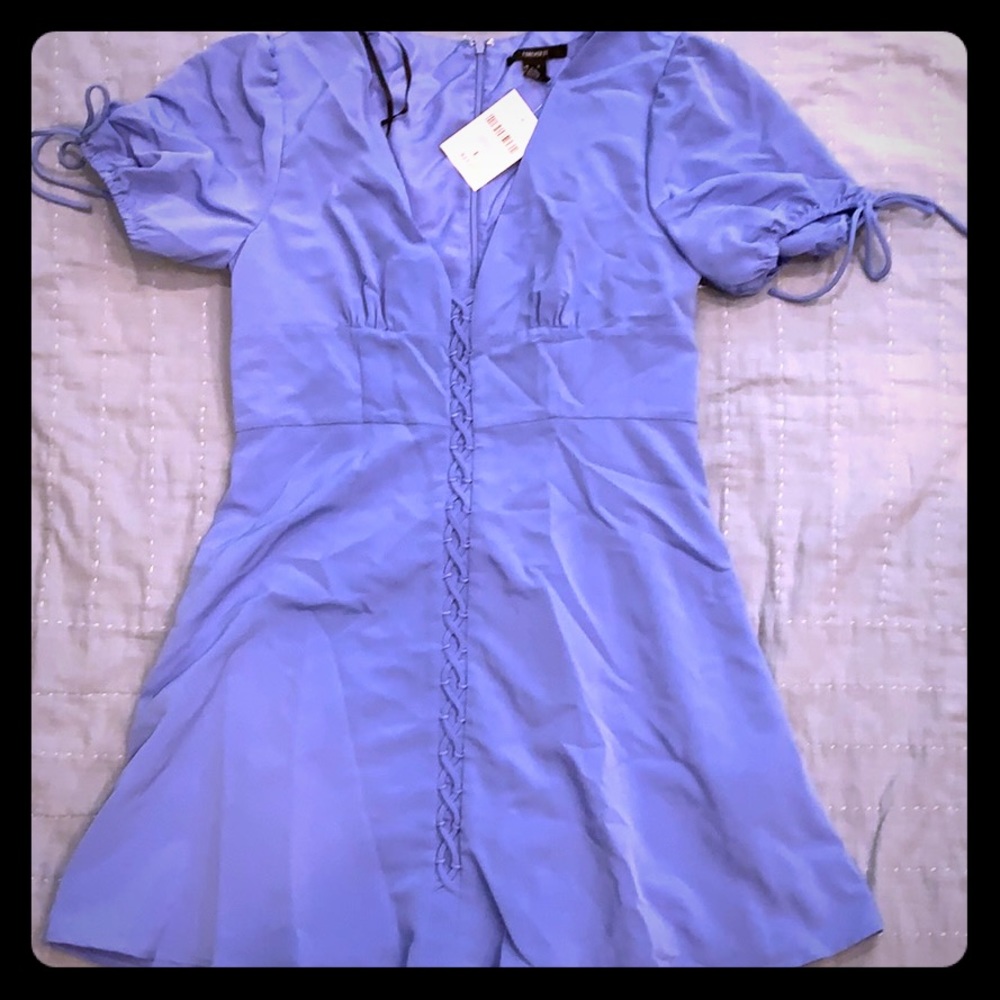 Periwinkle mini dress